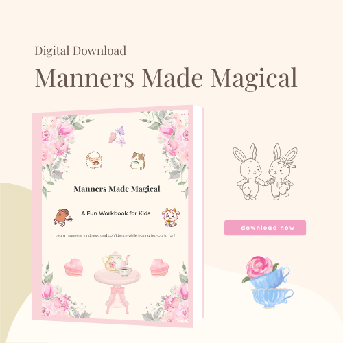 Manners Made Magical – Children’s Etiquette & Kindness Workbook (Digital Download)
