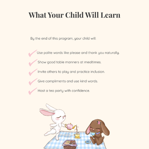 Manners Made Magical – Children’s Etiquette & Kindness Workbook (Digital Download)