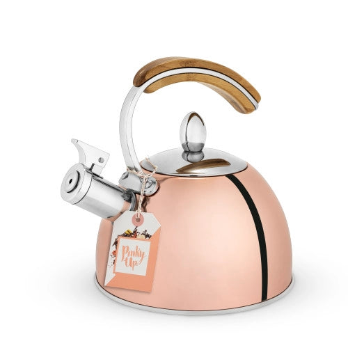 Classic Whistling Tea Kettle - 70oz - Rose Gold