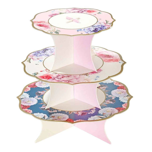 Tea Party Floral Cake Stand