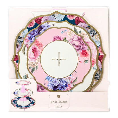 Tea Party Floral Cake Stand