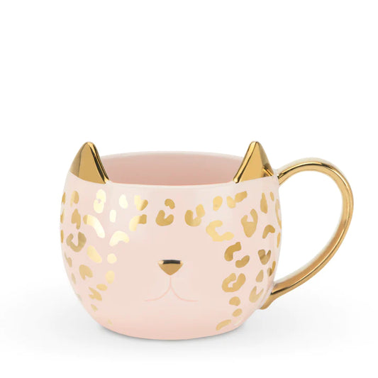 Chloe Leopard Cat Mug