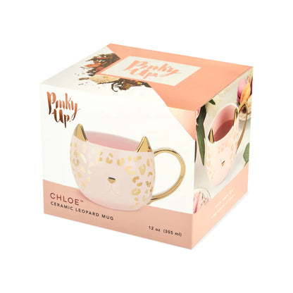 Chloe Leopard Cat Mug