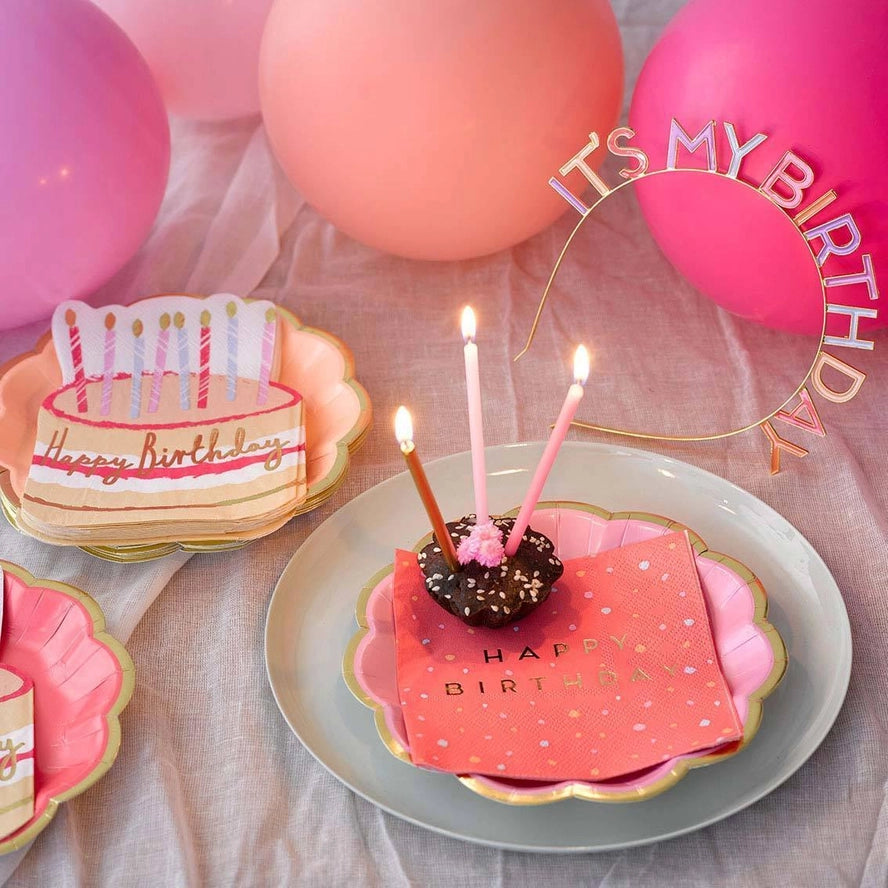 Rose Pink Balloons - 16 Pack