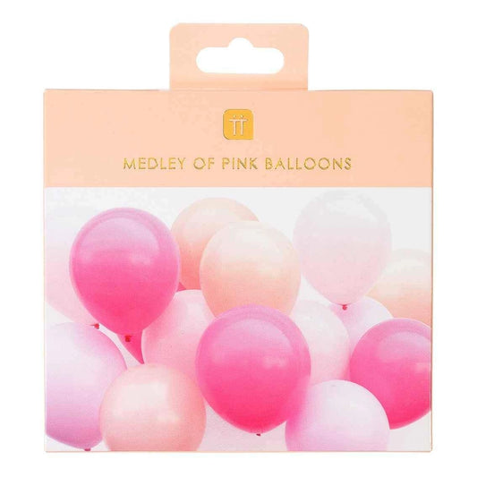 Rose Pink Balloons - 16 Pack