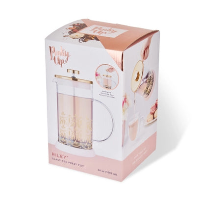 Casablanca Glass Coffee & Tea Press Pot - 34oz