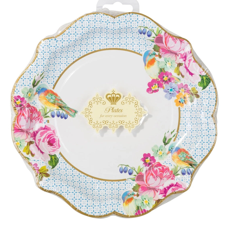 Truly Scrumptious Pretty Floral Plates - 12 Pack