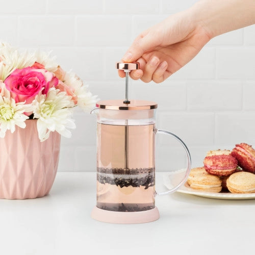Glass Portable Mini Coffee & Tea Press Pot - 12oz