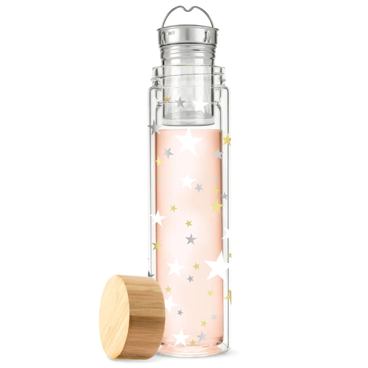 Star Glass Travel Infuser Mug